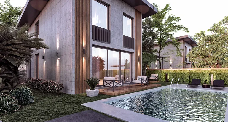 Classic Villa Exterior Cladding